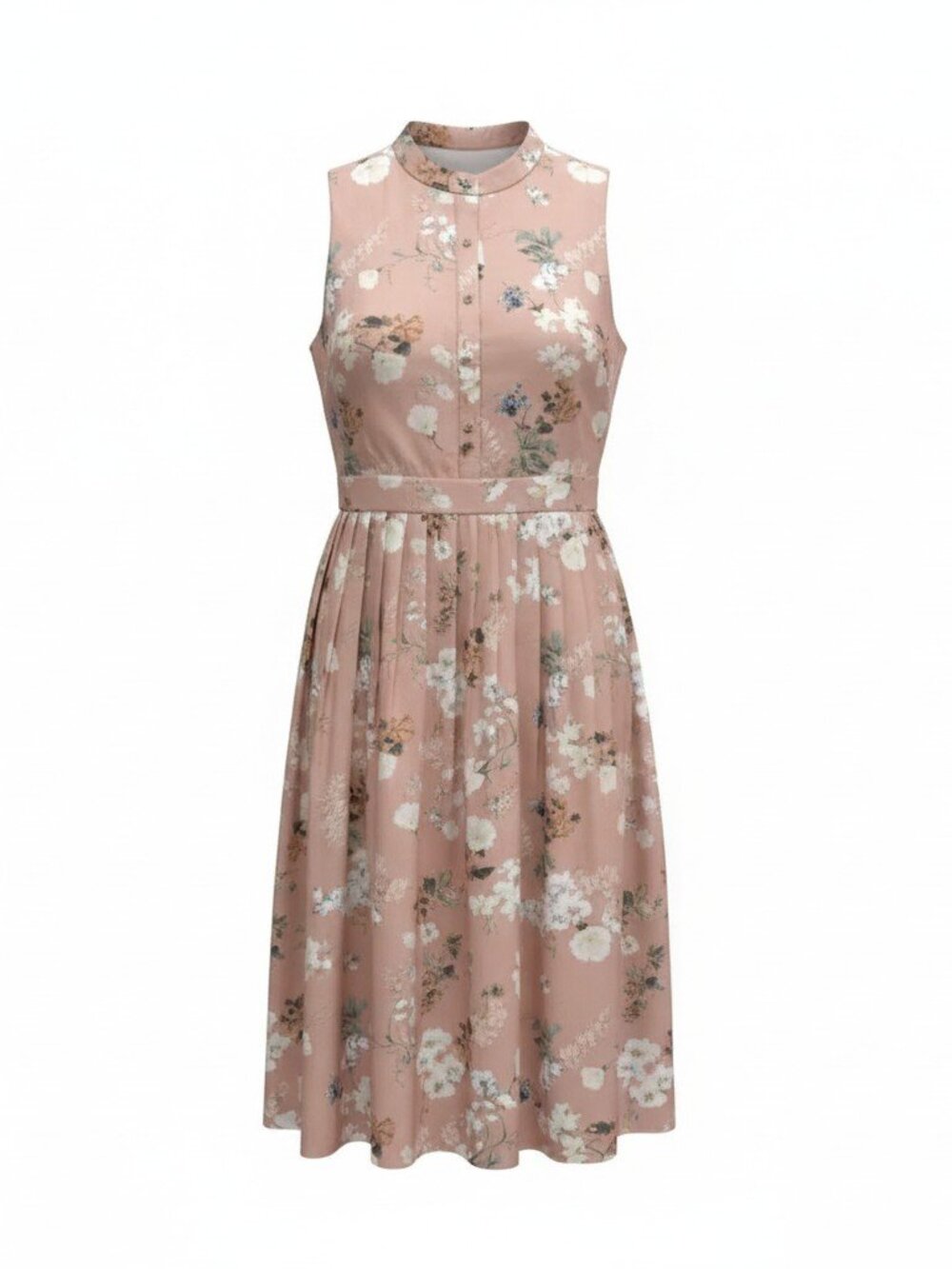 Antonio Melani Cotton Floral Midi Shirtdress Kentucky Derby Dress Coquette 14